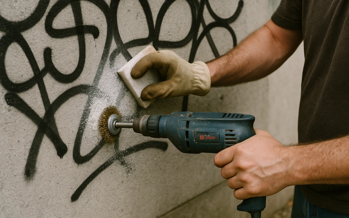 Graffiti removal contractor